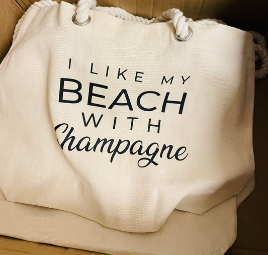 Champagne Beach Bags