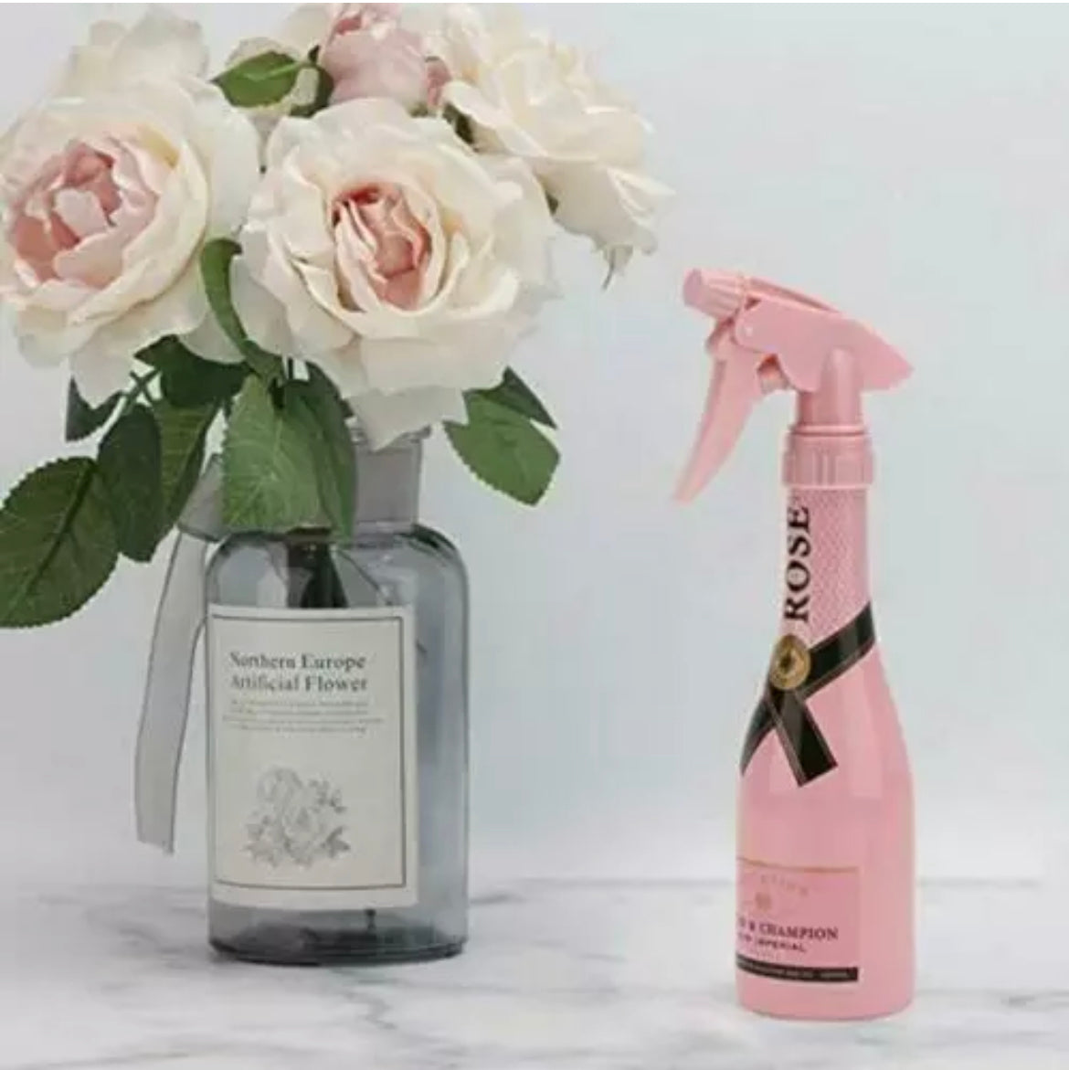 Champagne Rosé spray bottle